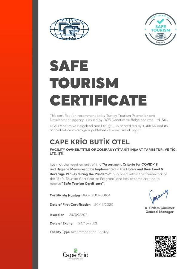 Cape Krio Boutique Hotel & Spa - Over 9 Years Old Adult Only داتْشا المظهر الخارجي الصورة